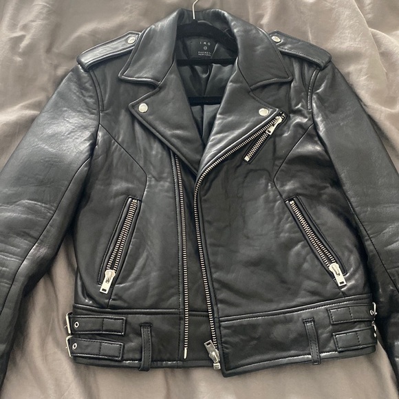 IRO Jackets & Blazers - IRO X BARNEYS NEW YORK Moto Leather Jacket size 40